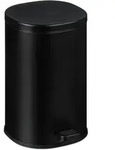 Relaxdays M&uuml;lleimer Bad, 5 Liter, Kosmetikeimer mit Soft-Close, matte Optik,