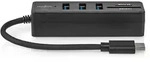 Nedis USB-Hub - 1x USB-C - 3x USB A Female - 5-Port port(s) - USB 3.2 Gen 1 -