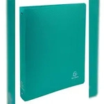 Exacompta 512803E 20x Ringbuch aus PP 700&mu; mit 4 Ringen 30mm, R&uuml;cken 40mm,