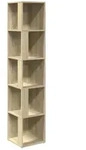 vidaXL Eckregal Sonoma-Eiche 33x33x164,5 cm Holzwerkstoff