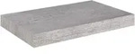 vidaXL Schweberegal Betongrau 40x23x3,8 cm MDF