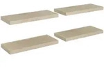 vidaXL Schwebende Wandregale 4 Stk. Eichefarben 60x23,5x3,8cm MDF
