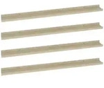vidaXL Wandregale 4 Stk. Sonoma-Eiche 100x9x3 cm