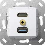 Gira UP Tragring HDMI und USB A 568003