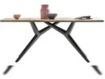SIT M&ouml;bel Esszimmertisch 220 cm aus Wildeiche | Platte natur | Metallgestell