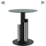 Lalee.Avenue Beistelltisch Janifer 200 Silber / Grau