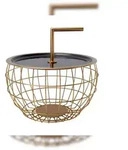 Lalee.Avenue Beistelltisch Esmeralda Deco 530 Schwarz