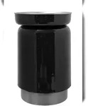 Lalee.Avenue Beistelltisch Esmeralda Deco 150 Anthrazit / Silber