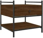 vidaXL Couchtisch Braun Eichen-Optik 50x50x50 cm Holzwerkstoff