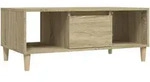 vidaXL Couchtisch Sonoma-Eiche 90x50x36,5 cm Holzwerkstoff