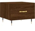 vidaXL Couchtisch Braun Eichen-Optik 50x50x40 cm Holzwerkstoff