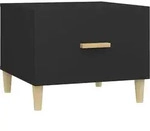 vidaXL Couchtisch Schwarz 50x50x40 cm Holzwerkstoff