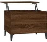 vidaXL Couchtisch Braun Eichen-Optik 60x44,5x45 cm Holzwerkstoff