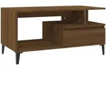 vidaXL Couchtisch Braun Eichen-Optik 90x49x45 cm Holzwerkstoff
