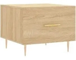 vidaXL Couchtisch Sonoma-Eiche 50x50x40 cm Holzwerkstoff