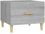 vidaXL Couchtisch Grau Sonoma 50x50x40 cm Holzwerkstoff