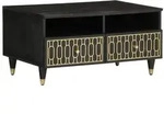 vidaXL Couchtisch 80x54x40 cm Massivholz Mango