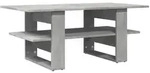 vidaXL Couchtisch Betongrau 102x55x42 cm Holzwerkstoff