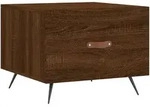 vidaXL Couchtisch Braun Eichen-Optik 50x50x40 cm Holzwerkstoff