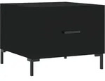 vidaXL Couchtisch Schwarz 50x50x40 cm Holzwerkstoff