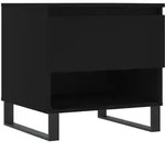 vidaXL Couchtisch Schwarz 50x46x50 cm Holzwerkstoff