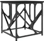 vidaXL Couchtisch Schwarz 45x45x47,5 cm Holzwerkstoff