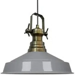 Bamyum Asletl Vintage Metall Grau Pendelleuchte