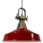 Bamyum Asletl Vintage Metall Rot Pendelleuchte