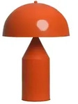 Bamyum Lipeo Tischlampe Gr&uuml;n 30cm, Pilz Lampe, Metall Lamp, Orange