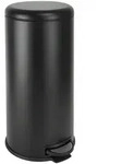 SVITA T30 M&uuml;lleimer 30Liter Treteimer Abfalleimer M&uuml;lltonne Stahl Schwarz