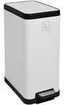 SVITA STM15 M&uuml;lleimer Treteimer 15l inkl. Inneneimer Softclose-Deckel Wei&szlig;