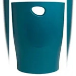 Exacompta 45328D 8x Papierkorb Ecobin, Neo Deco - Bleu canard