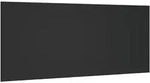 vidaXL Kopfteil Schwarz 200x1,5x80 cm Holzwerkstoff