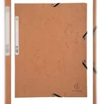 Exacompta 55524E 25x Sammelmappen mit Gummizug und 3 Klappen, Colorspan-Karton