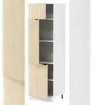 VCM K&uuml;chenm&ouml;bel Unterschrank Fasola Wei&szlig; / Honig-Eiche H. 207 x B. 60 x T....