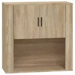 vidaXL Wandschrank Sonoma-Eiche 80x33x80 cm Holzwerkstoff