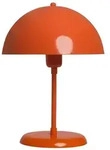 Bamyum Lipeo Kleine Tischlampe 30cm, Pilz Lampe Metall, Orange Lampe