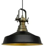 Bamyum Asletl Vintage Metall Schwarz Pendelleuchte