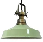 Bamyum Asletl Vintage Metall Mintgr&uuml;n Pendelleuchte