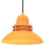 Bamyum Leuchtturm Pendelleuchte, E27 Fassung, 34 cm, Gelb Lampe