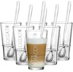 Ritzenhoff & Breker LENA Latte Macchiato Gl&auml;ser mit L&ouml;ffel 350 ml 6er Set