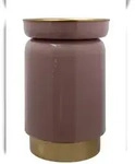 Lalee.Avenue Beistelltisch Esmeralda Deco 150 Altrosa / Gold