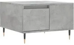 vidaXL Couchtisch Betongrau 55x55x36,5 cm Holzwerkstoff