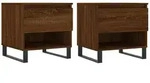 vidaXL Couchtische 2 Stk. Braun Eichen-Optik 50x46x50 cm Holzwerkstoff