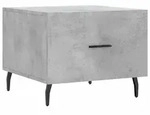 vidaXL Couchtisch Betongrau 50x50x40 cm Holzwerkstoff