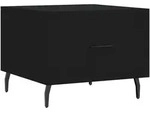 vidaXL Couchtisch Schwarz 50x50x40 cm Holzwerkstoff