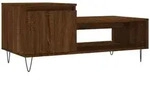 vidaXL Couchtisch Braun Eichen-Optik 100x50x45 cm Holzwerkstoff