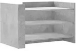vidaXL Couchtisch Betongrau 80x50x50 cm Holzwerkstoff