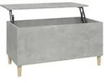 vidaXL Couchtisch Betongrau 90x44,5x45 cm Holzwerkstoff