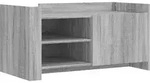 vidaXL Couchtisch Grau Sonoma 100x50x50 cm Holzwerkstoff